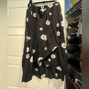 Ana MIDI Skirt with ruffle detail